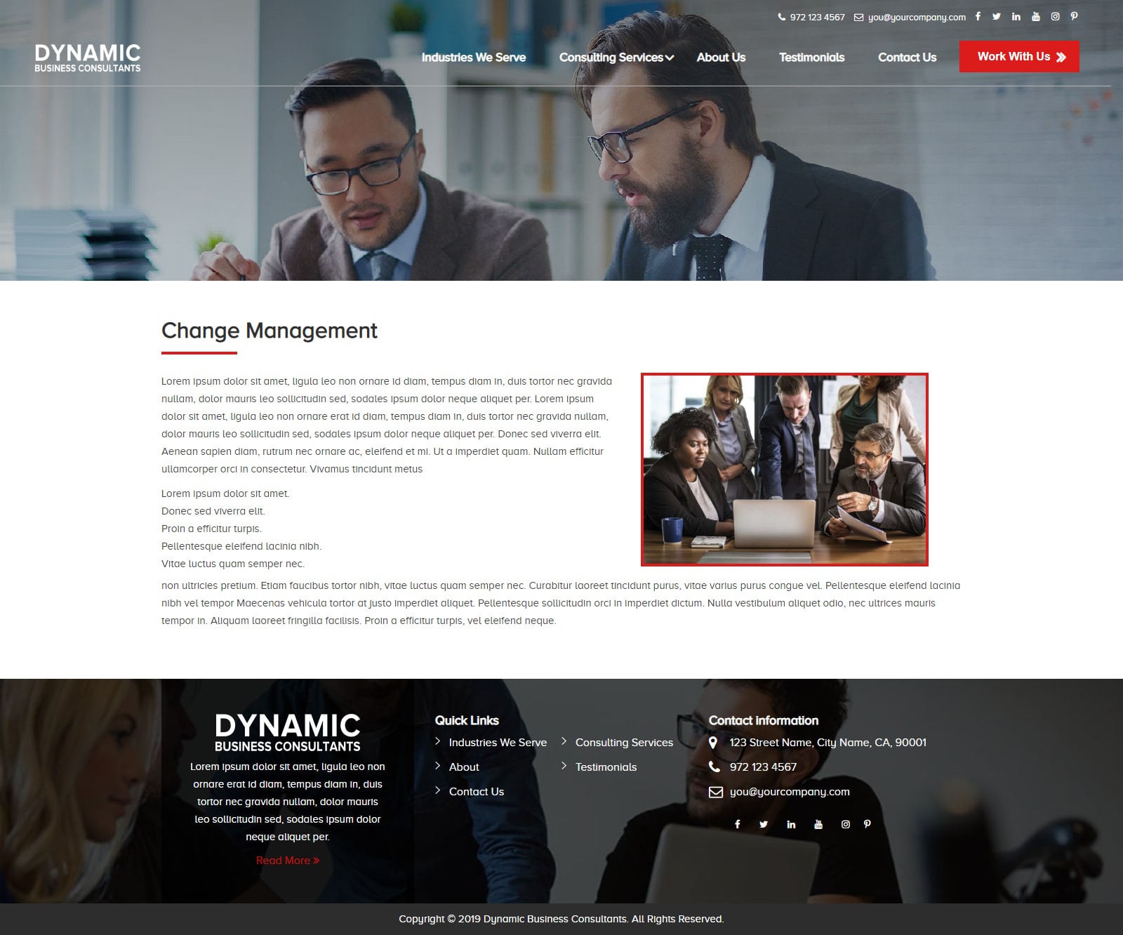 Buy Consulting Firm Website Design from $39/mo. | Lease A Website